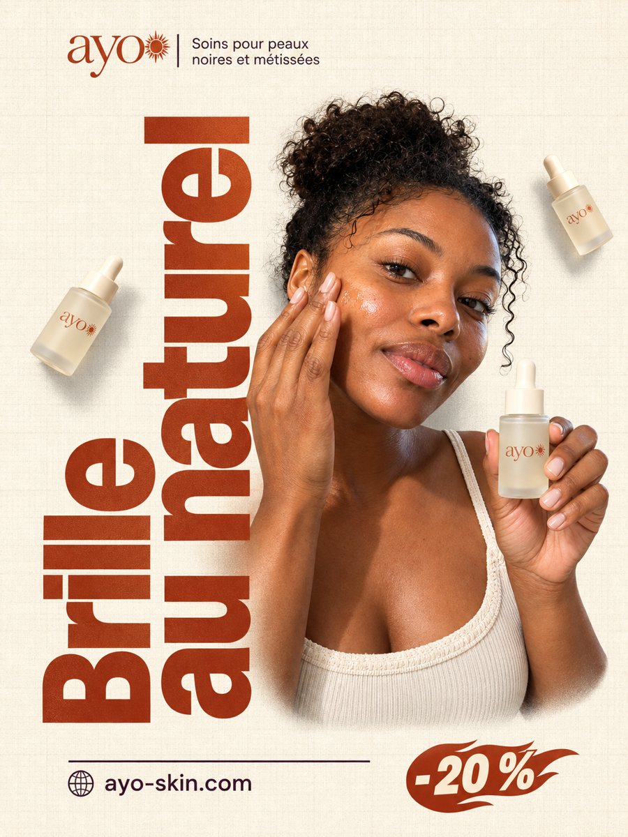 Affiche Ayo : Brille au naturel