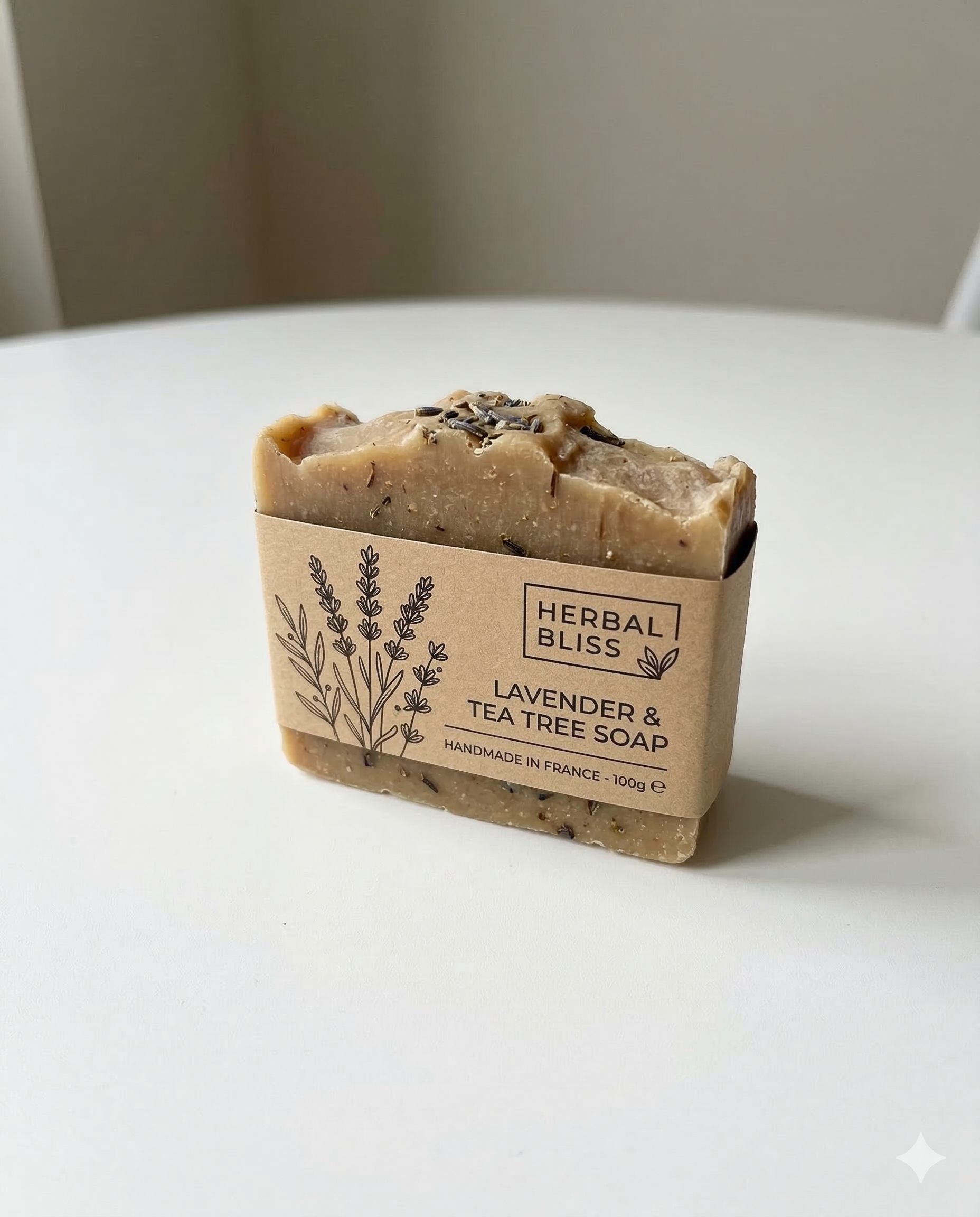Avant du visuel savon artisanal