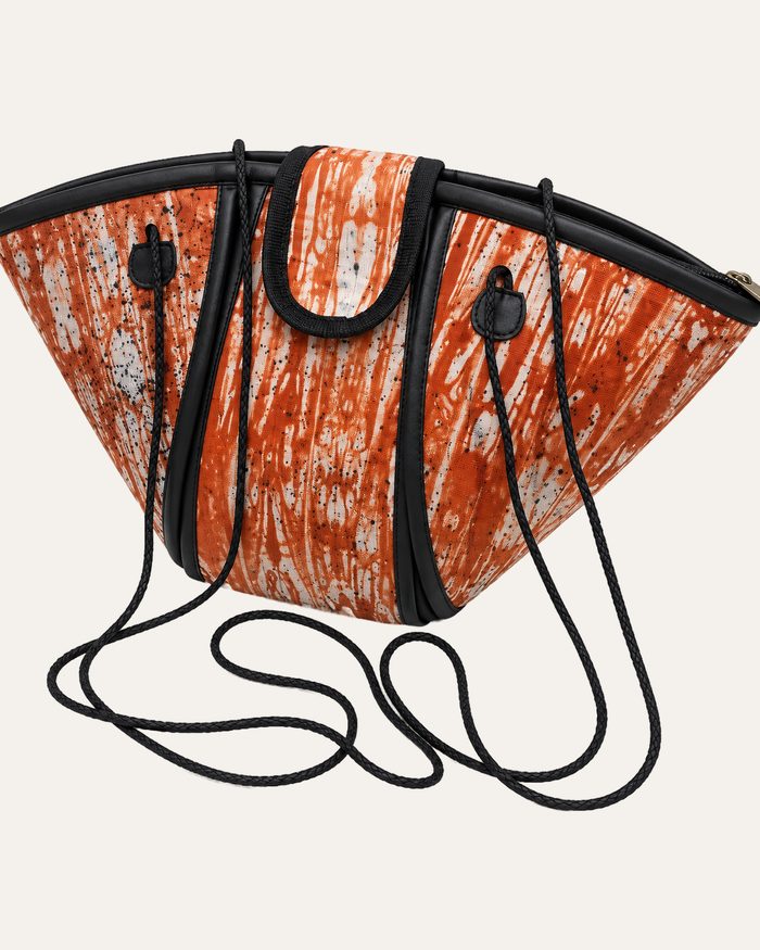 Sac en tissu teint Maison Wari : régénérée