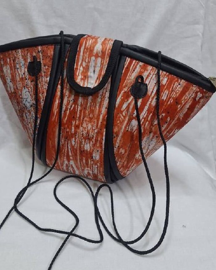 Sac en tissu teint Maison Wari : ta photo